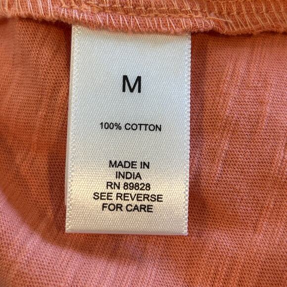 LOGO Lavish by Lori Goldstein 3/4 Sleeve Scoop Neck Lace Mix Top size Med NWT - Picture 6 of 7